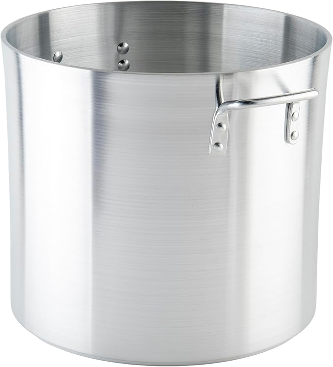 Winco 6.0mm Aluminum Stock Pot, 32-Quart