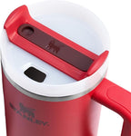 STANLEY Quencher H2.0 Tumbler with Handle and Straw 40 oz | Flowstate 3-Position Lid | Cup Holder Compatible for Travel | Insulated Stainless Steel Cup | BPA-Free | Chili Red