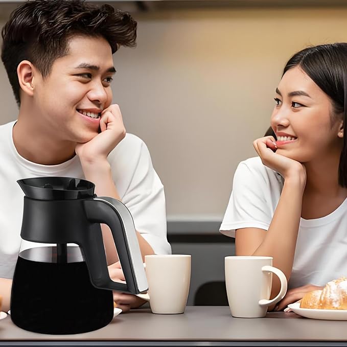 CM401 10-Cup Coffee Pot Replacement for Ninja Specialty Hot & Iced Coffee Maker, 10 Cup Coffee Pot Replacement Compatible with CM371 CM400 CFP101 CFP301 CM300 CP300 CP301, with Coffee Scoop