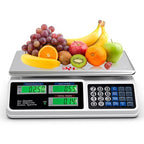 Goplus 66 LB Deli Scale Price Computing Commercial Food Produce Electronic Counting Weight (Silver)