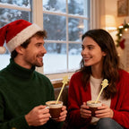 50PCS Bamboo Coffee Stirrers, 7inch Christmas Biodegradable Disposable Coffee Drink Cocktail Stirrers for Coffee Milk Christmas New Year Office Hot Chocolate Bar Supplies