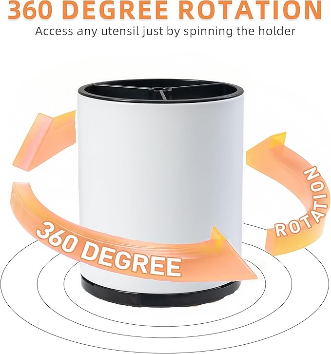 Utensil Holder,Extra Large Utensil Holder for Kitchen Counter, Silverware Organizer, Stainless Steel Storage Cooking Caddy Flatware Spoon Spatula Tool Cutlery Container(2 Set)