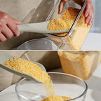 VOVOLY Cooking Spoon for Nonstick Cookwares, Silicone Spoon for Mixing, Scoop, and Scrape, Khaki,11"