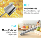Corn Kernels Peeler for Corn Cob Stripper Tool, Corn Sheller, Corn Peeler for Corn on the Cob, Corn on the Cob Remover, Corn Scraper, Corn Stripper 2 PCS