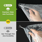 KOOC Slow Cooker Liners 13"x21" 20 Count Cooking Bags Pot Liners Disposable Bags Fit 3 qt to 8.5 qt Slow Cooker BPA Free, 2 Packs (20 Liners Total)