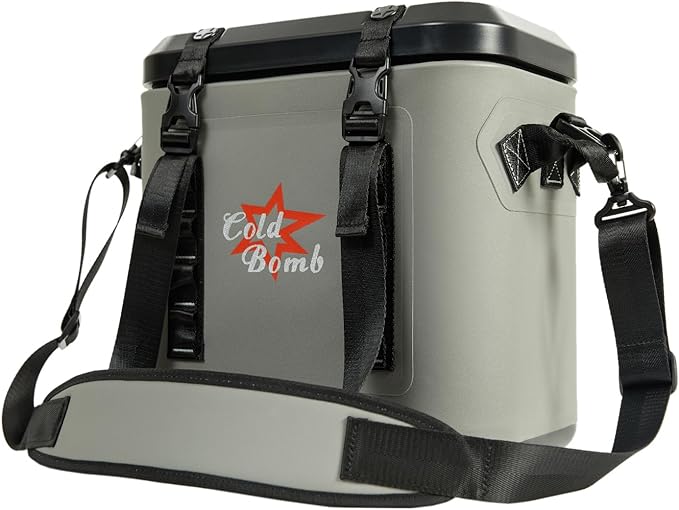 Magnetic Backpack Cooler Bag, Cold Retention Soft Coolers 30 Can Insulated Soft Sided Cooler with Waterproof Bag