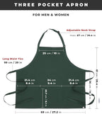 Chef Works Unisex Three Pocket Apron