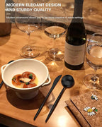 40-Piece Black Silverware Set for 8 Stainless Steel Flatware Set with Knives Forks and Spoons Utensil set, Satin Finish Tableware Cutlery Set, Dishwasher Safe