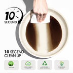 Nonstick Frying Pan Set – 8"10"12" Titanium Ceramic Skillet with Lid, Stay-Cool Handle,PFAS, PTFE, PFOA-Free, Non-Toxic, Dishwasher & Oven Safe, Compatible with All Cooktops,Cream White