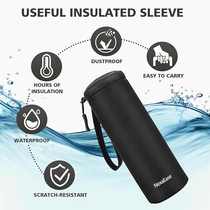 Portable Blender for Shakes and Smoothies- Personal Juicer 20 OZ Electric Protein Shaker Bottle with Insulated Sleeve, USB-C Rechargeable,Travel Lid-Small Blender Cup for Kitchen, Office, Gym,Travel