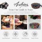 Andreas Silicone JO-410 Non-Slip 6.25" Jar Opener, Easy Lid Opener, Made with Silicone and Fabric, Dishwasher Safe, Garlic Peeler, Dreamcatchers, 6.25 inch