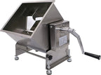 CMI Commercial Stainless Steel Manual Meat Mixers with lid,35Lb/20L Tank,(Mixing Maximum 35-Pound for Meat),Sausage Mixer Machine Meat Processing Equipment (20L/35Lb-Tilt Tank(Gear))