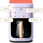 Beautiful Large Capacity 14-Cup Programmable Coffee Maker with 1-4 Cup Mode & Charcoal Filter by Beautiful (Lavender)