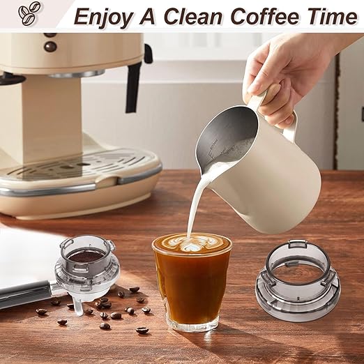 54mm Dosing Funnel Compatible with Breville Barista and Bambino Espresso Machines, Espresso Dosing Tools No Coffee Grounds Spill Over