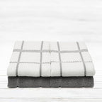 100% Cotton Terry Dish Towels, 4 Pack 16 x26 Inches, Super Soft and Absorbent Kitchen Towels, Perfect for Kitchen Cleaning and Dish Washing | Light Gray