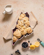 Maine Shaped Baking Dish, Serving Platter or Decorative Tray Charming Porcelain Bakeware Oven Microwave and Dishwasher Safe