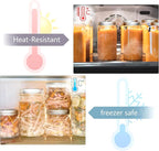 52Set/104Pcs (70 mm/2.76 In) Canning Lids with Rings Regular Mouth, Leak Proof Split-Type Metal Canning Jar Lids for Ball/Kerr Jars, Food Grade Material, 100% Fit & Airtight for Regular Mason Jar Lids