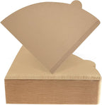 Coffee Filters 2, 200PCS V60 Coffee Filters, Unbleached Natural Brown Pour Over Cone Paper Reusable Filter 2-4 Cup, Fits for Pour Over and Drip Coffee Maker Home, Coffee Shop, Small Business