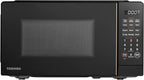 TOSHIBA Small Microwave Oven with 11 Power Levels, Sound On/Off & Eco Mode, Cu Ft, 700W, Black, MM-EM07PA(BK), ChefDefrost-0.7 Cu.Ft