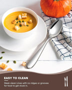 30-Piece Flatware Set for 6, Heavy Duty Knives Forks Spoons Silverware Set with Premium Mirror Polished Stainless Steel Utensils, Dishwasher Safe