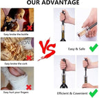 Wine Air Pressure Pump Bottle Opener Set,Simple Wine Pump Cork Remover Corkscrew,Efficient Corkscrew Bottle Opener,Easy Screw Out Tool, Perfect Wine Gift For Wine Lovers. (2)