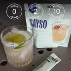 SAYSO Skinny Margarita Cocktail Sticks | Craft Cocktail or Mocktail in 1 Min, Just Add Water + Spirits (0g Sugar, 15 Calories, Vegan, Gluten-Free, Kosher, Non-GMO), 8 Single-Serve Mixers