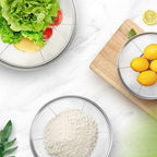 Fine Mesh Strainer for Kitchen, 4 Quart Stainless Steel Colander Bowl for Pasta, Rice, Fruit, Metal Net Baskets with Resting Base - Strain, Drain, Rinse