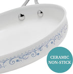 Pioneeer Woman 12-Piece Aluminum Ceramic Cookware Set - Nonstick Pots & Pans for Effortless Cooking