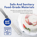 New Star Foodservice 38170 Angled Icing Spatula, 8-Inch Blade, 13-Inch Overall, Silver