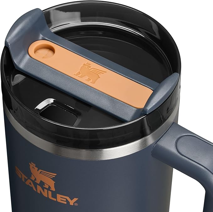 Stanley Quencher H2.0 Tumbler with Handle and Straw 40 oz | Flowstate 3-Position Lid | Cup Holder Compatible for Travel | Insulated Stainless Steel Cup | BPA-Free | Twilight
