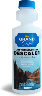 Grand Cafe – Universal descaling solution - Perfect Measure Bottle (20 oz, 5 uses per bottle) for Keurig, Nespresso, Delonghi and All Single Use Coffee Pot and Espresso Machines