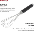 KitchenAid Flat Whisk, Black, 11.5-Inch