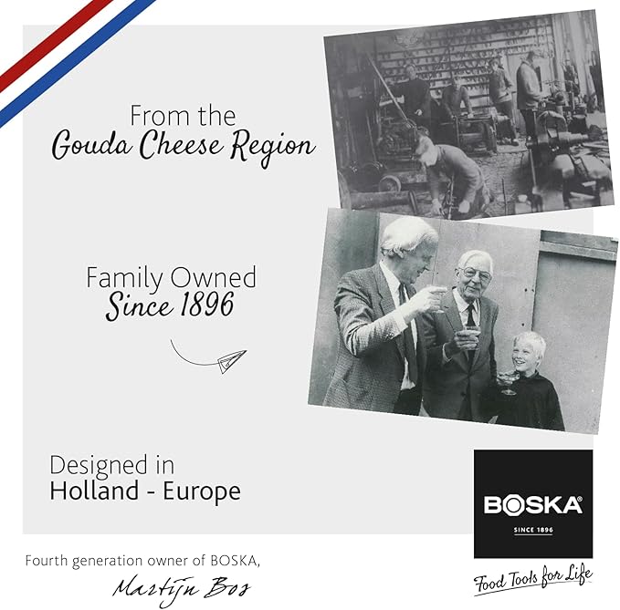 BOSKA Fondue Pot Set Party Pro - Cast Iron Fondue Set - Durable Fondue Pot inc. Burner and 4 Forks - for All Type of Stoves - Cheese Fondue Melts smoothly Every time