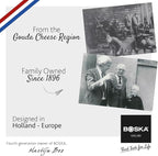 BOSKA Fondue Pot Set Party Pro - Cast Iron Fondue Set - Durable Fondue Pot inc. Burner and 4 Forks - for All Type of Stoves - Cheese Fondue Melts smoothly Every time