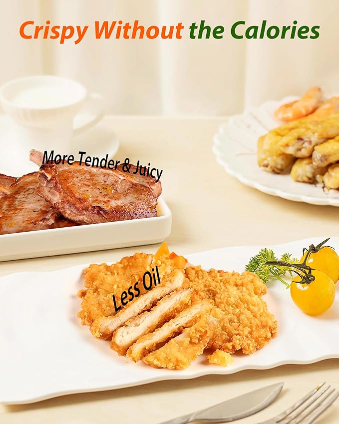 Nuwave Oven Pro Plus Air Fryer, Infra-Red Countertop, 2025 Advanced Convection, No Defrosting or Preheating, Cook Fresh or Frozen, Durable Power Dome, 100 Presets & 50 Memory, PFAS Free, Cool Grey