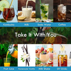 2 Pack 64 oz Glass Pitcher With Lid, Mason Jar Pitcher, Glass Sun Tea Jar for Ice Tea, 2 Quart Breast Milk Jug with Flip Cap Leak Proof, Cold Brew Coffee