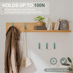 20PCS Heavy Duty Metal Wall Hooks, Coat Hooks for Hanging - with 40 Screws for Coats Towels Backpacks - Mint Green