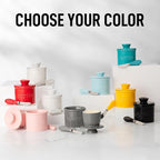 Zulay Kitchen Butter Crock With Lid & Spreader Knife for Countertop - Ceramic French Butter Dish Keeper For Fresh & Spreadable Butter - Peach