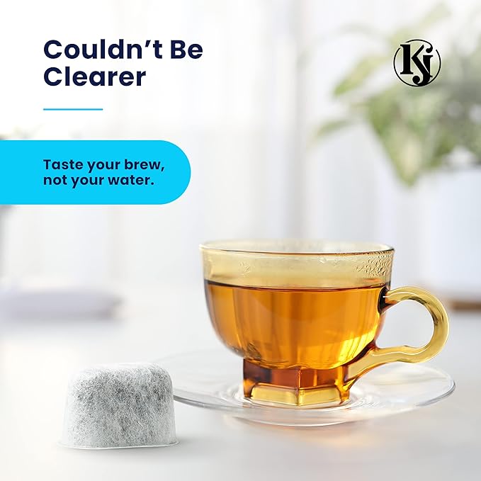 K&J Replacement Charcoal Water Filters Compatible With KEURIG - Universal Fit (NOT CUISINART) for Keurig 2.0 (and older) Coffee Machines (6-Pack)