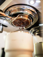 Normcore 58mm Slim Naked Portafilter with 18g Precision High Extraction Basket Fits La Marzocco Home Espresso Machines, Genuine American Walnut Handle