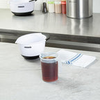 Restaurantware Measuring Cups, 16 Ounce Pack of 10 Conical Spout Baking Measuring Cups, Liquid Scaling Vessel with I-Beam Handle, Embossed Graduations, Clear, Break and Crack Resistant for Baking