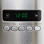 Kenmore Drip Coffee Maker - 12 Cup Programmable Cafe Machine With Glass Pot, Regular & Bold Brew, Auto Shut Off Large Water Reservoir, Reusable Filter, Kitchen Appliances For Cafeteria Barista