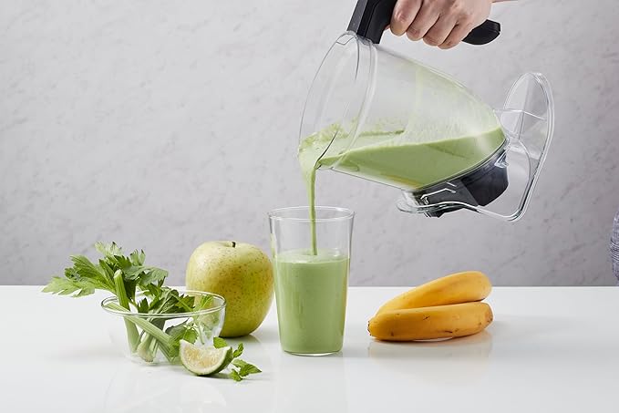 Tiger Smoothie Blender - Japanese Smoothie Maker for Smoothies, Crushed Ice, Milkshakes, Soups, Purees, Sauces, Matcha with Degree Diagonal-Blade Food Processor