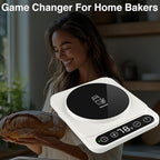 Sourdough Starter Warmer(Jar Not Included) – Precise 1°F Temperature Control (70–100°F), Auto On/Off Heating, 12-Hour Timer, Game-Changing Tool for Home Baking Enthusiasts Basic-WOD