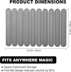 Large Stone Dish Drying Mat for Kitchen Counter, 24"×16"- Quick Drying Diatomaceous Earth Mats for Multi - Purpose, Eco-Friendly ,Super Absorbent, Foldable ,Non-Slip