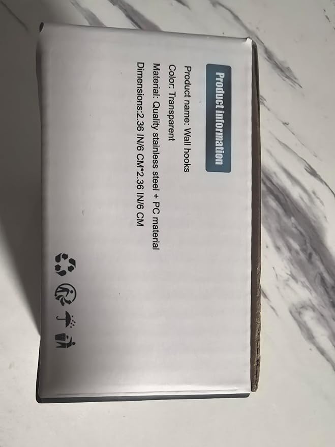 Wall Hooks 33lb(MAX) Heavy Duty Self Adhesive Hooks 10 Pack,Waterproof and Oilproof,Transparent Seamless Hooks Strong,Suitable for Bathroom Kitchen