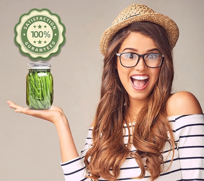 Dalzom® 144Pcs Canning Lids with Rings Regular Mouth, Premium Mason Jar Lids with Rings for Ball, Kerr Jars - Food Grade Material, 100% Fit & Airtight for Regular Mouth Mason Jars