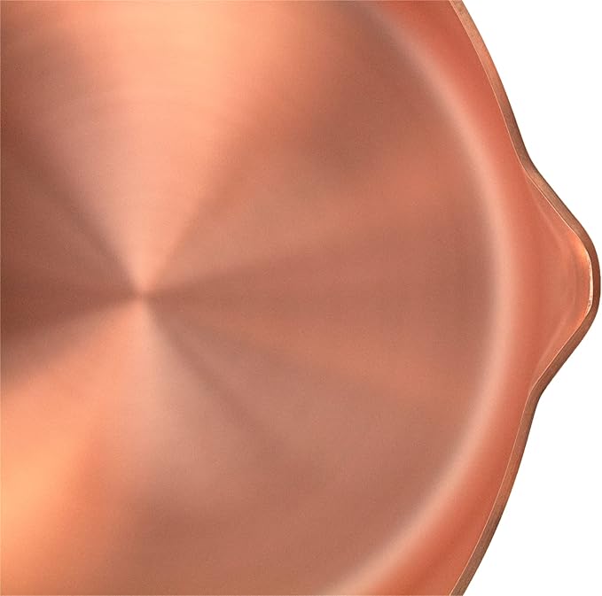 Cuisine Romefort | pure copper saucepan with pouring spout 1,5 qt | ideal for sweets or sauces, sugar pot, casserolle