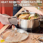 Silicone Trivets for Hot Dishes, 4 PCS Multipurpose Heat Resistant Mat Thick Silicone Hot Pads Pot Holders for Kitchen Counter, Flexible Jar Opener Food Grade Spoon Holder, Silicone Coasters (Almond)