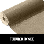 GORILLA GRIP DripGuard Drawer and Shelf Liner for Cabinet, 24x240 Inch, Slip Resistant Non Adhesive Protection for Kitchen, BPA Free Smooth Surface Plastic Liners for Cabinets, Bathroom Drawers, Beige